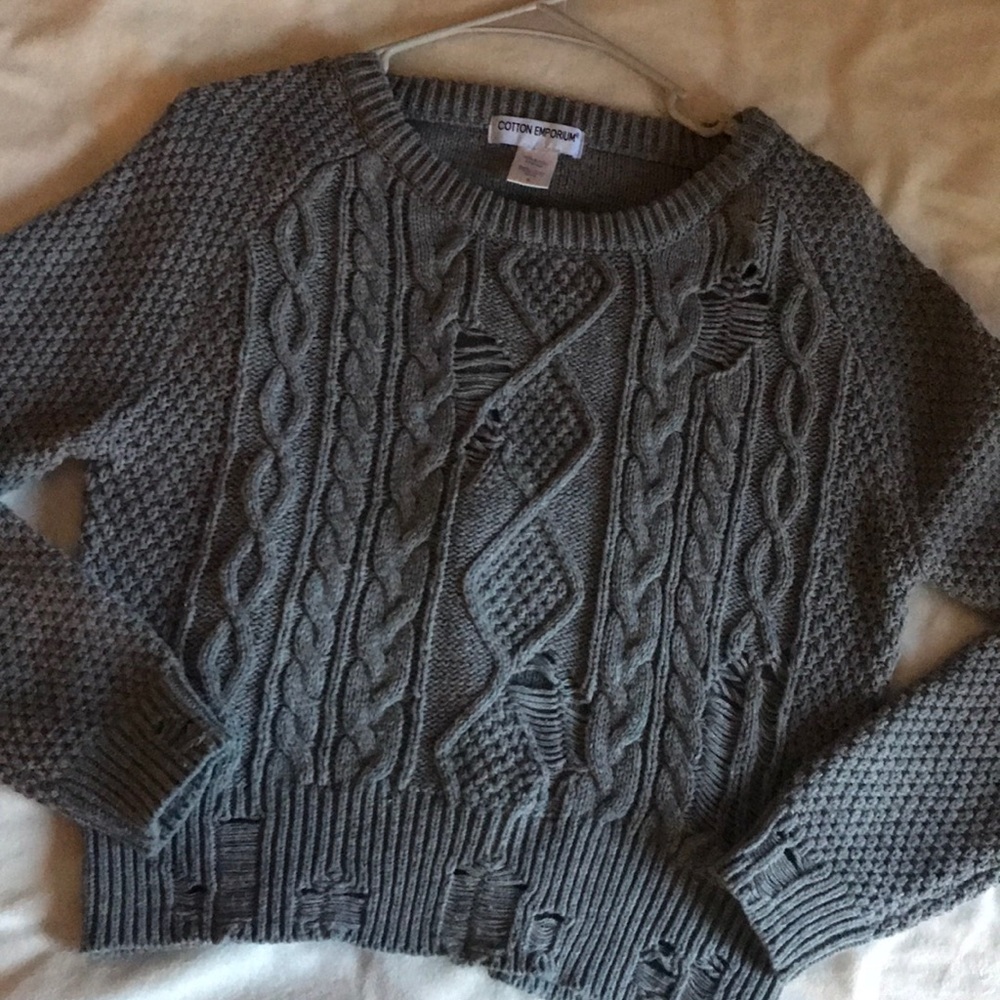 Cozy Gray Sweater